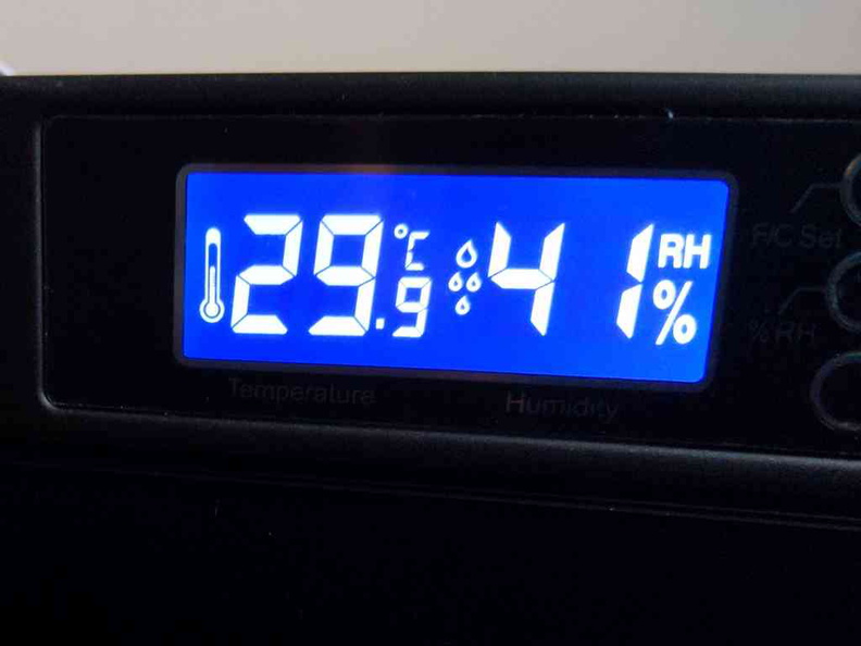 Temperature and humidity sensor.