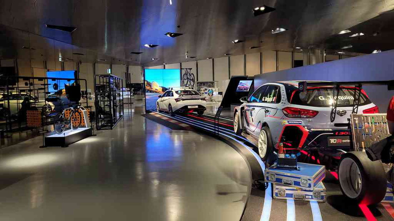 Hyundai Motorstudio showcase of their motorsports N Racing gallery focused on the brand in Rally racing