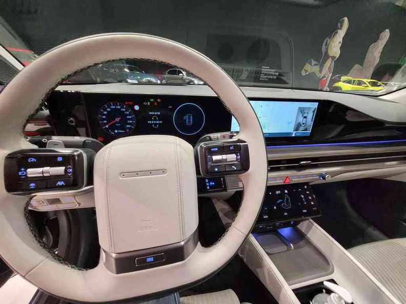Ioniq interior you can explore in the showroom lobby section