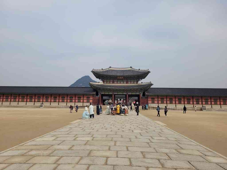 Gwanghwamun Gate Courtyard.