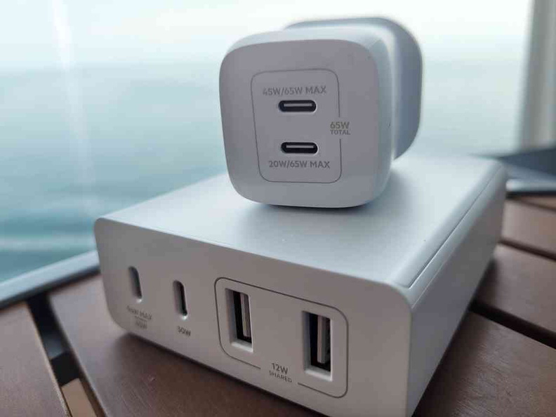 Belkin's Boostcharge 65W and 108W GaN chargers in the flesh