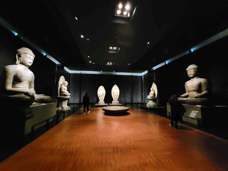 The quiet and tranquil Buddha gallery tucked in a corner of the museum