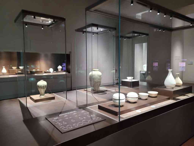 The museum has a large collection of Polished Porcelain on display