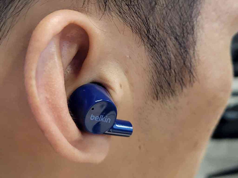 The Soundform fits well in your ear canal and provides a good seal.