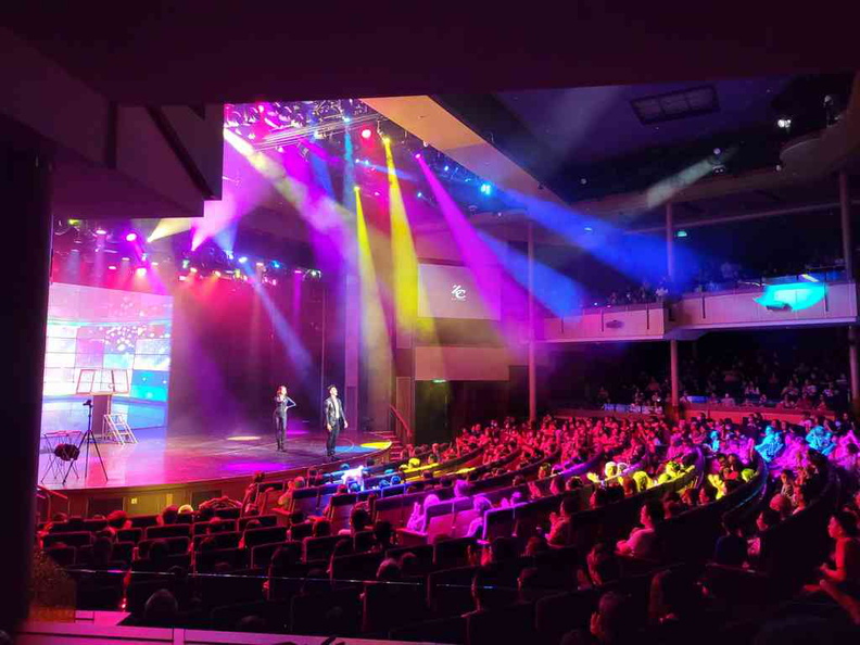 Magic shows with a take of variety on the Royal Caribbean Spectrum of the seas