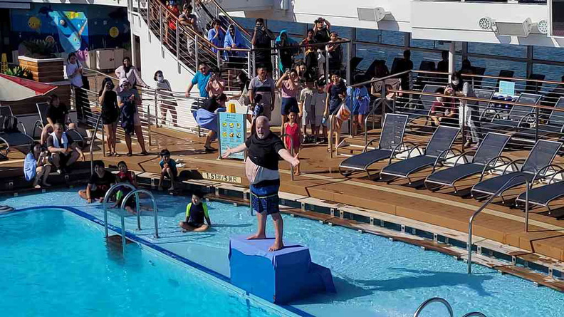 Belly flop competition