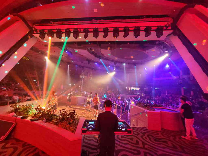 Live DJ shows onboard the Royal Caribbean Spectrum of the seas