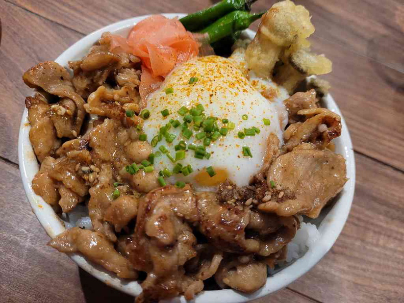 Truffle Yakiniku Beef Bowl ($21.90) is a delectable combination of succulent beef slices