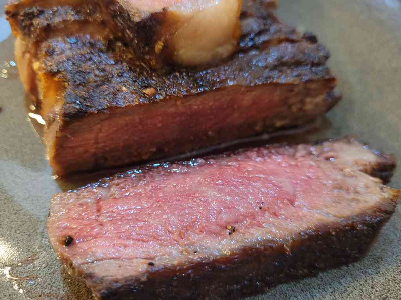 Thick cuts of Hokkaido steak