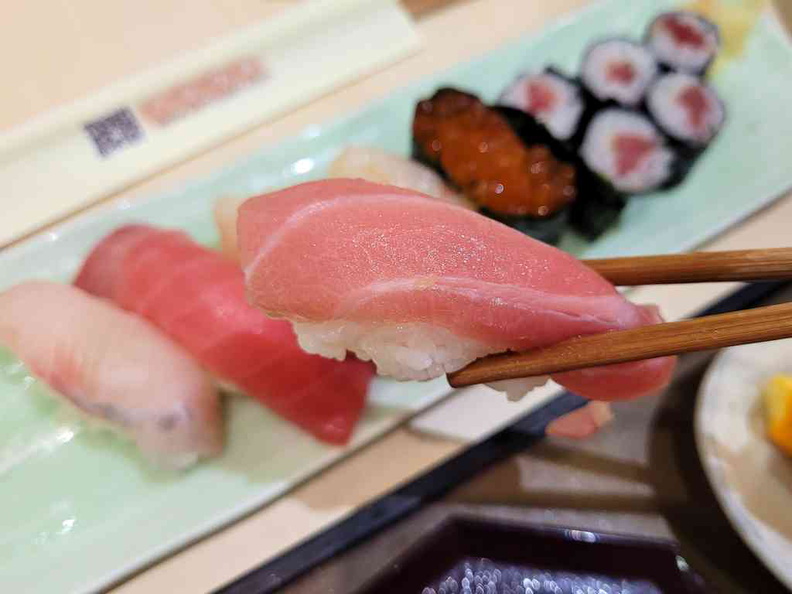 Tomi Sushi nigiri sushi and maki rolls.