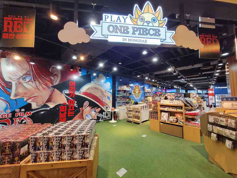 Seoul Pop culture toys Store dedicated to One piece franchise at AK Plaza