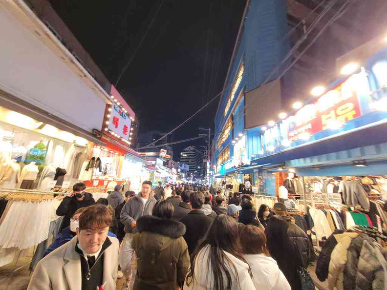 Hongdae crowds