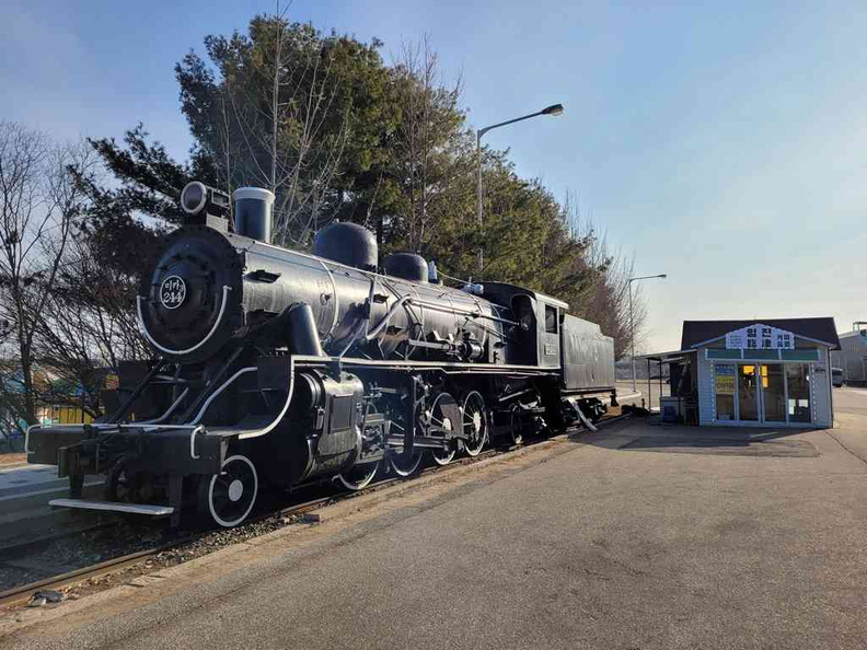 Another steam locomotive in better condition