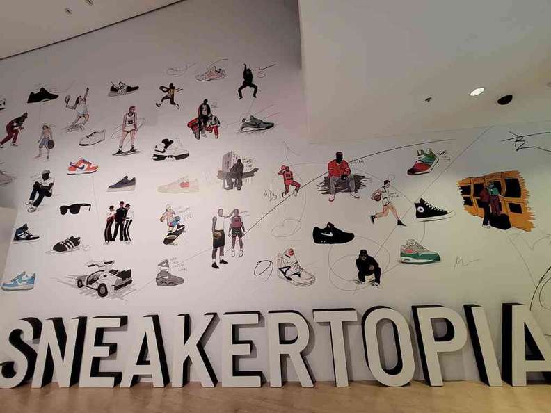Welcome to Sneakertopia at the Singapore ArtScience Museum