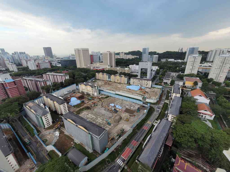 Overview of the entire Redhill Close and demolition works.