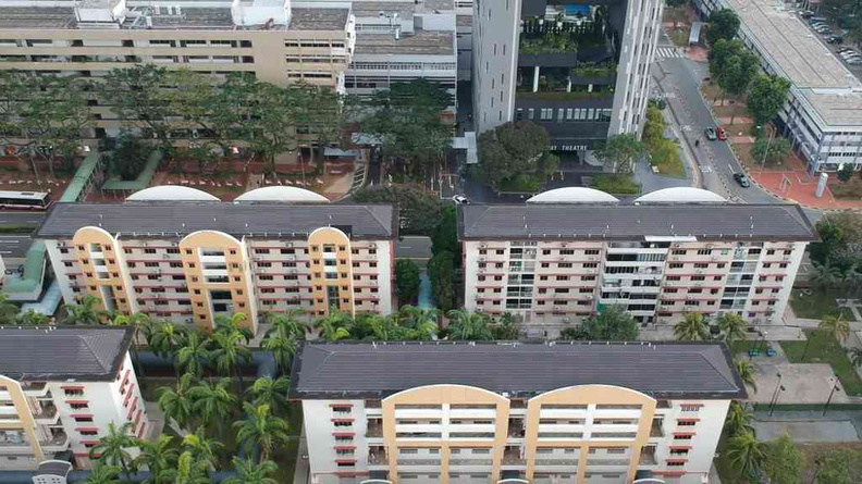 The estate is located right beside Bukit Merah Central.
