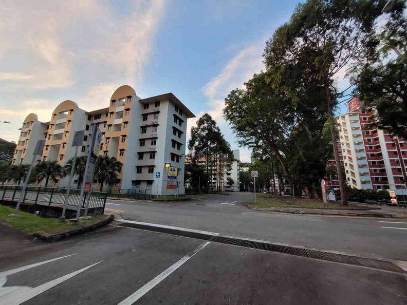 On the ground in the Redhill Gardens estate before they are closed off