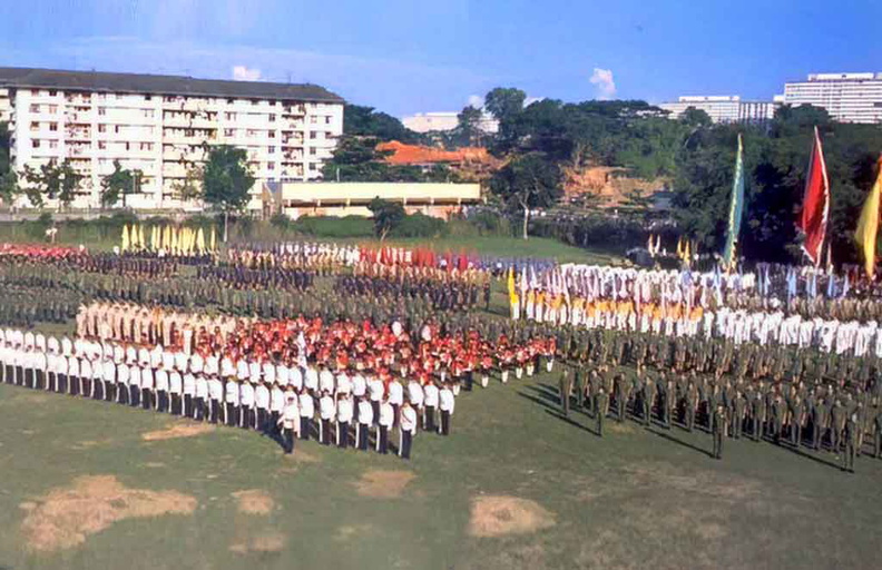 Nation’s National day celebration on 1975 was held at Redhill Estate (Image from the National heritage board)