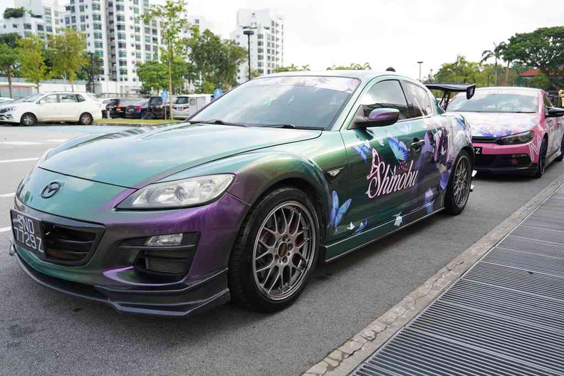 Itasha themed cars