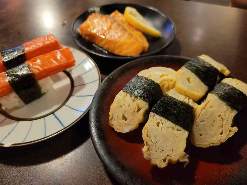 You get a hearty selection of regular sushi options too.