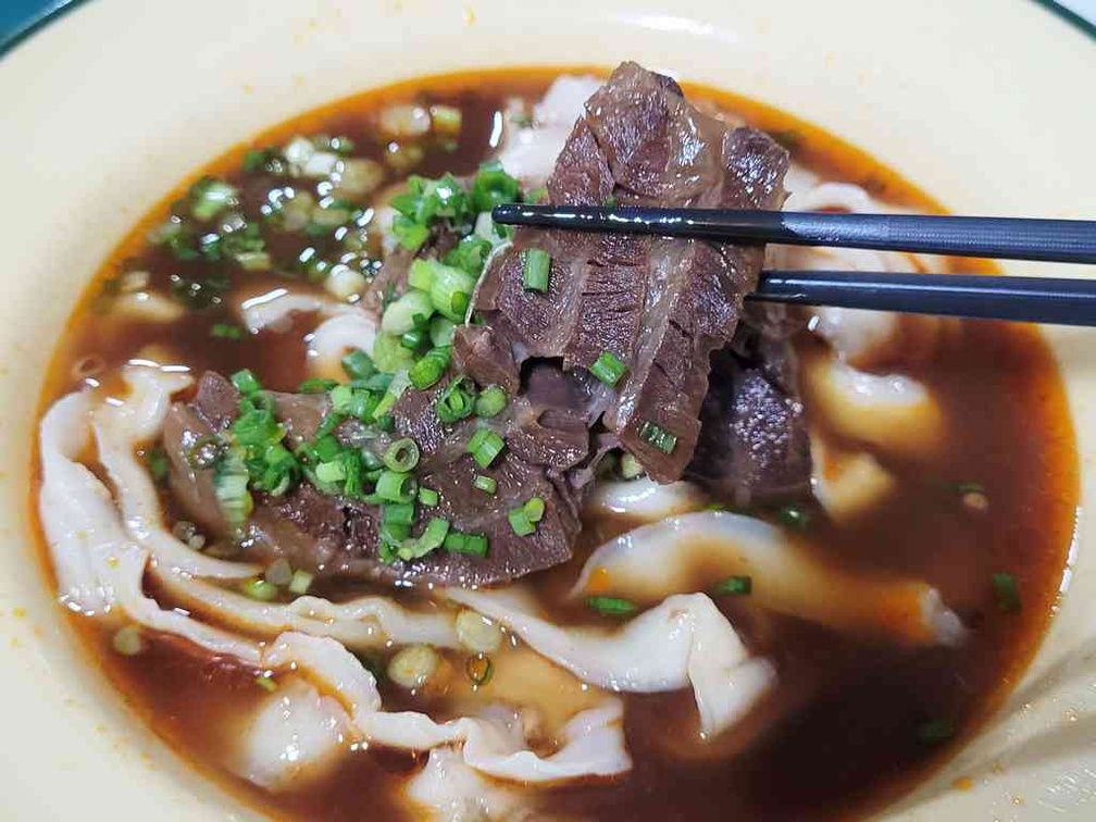 Beef Noodles ($16.90) are very tender beef slices and a joy to have.