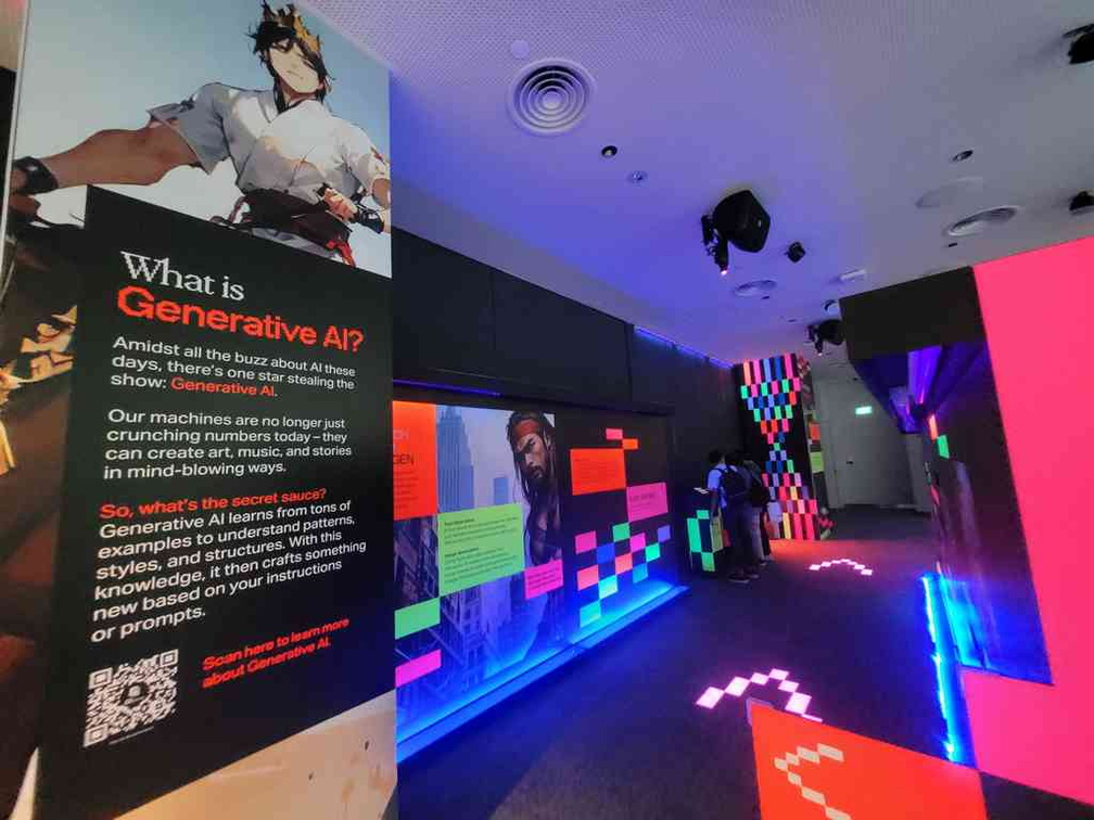 StoryGen, an AI-inspired exhibition produced by the NLB and Amazon Web Services