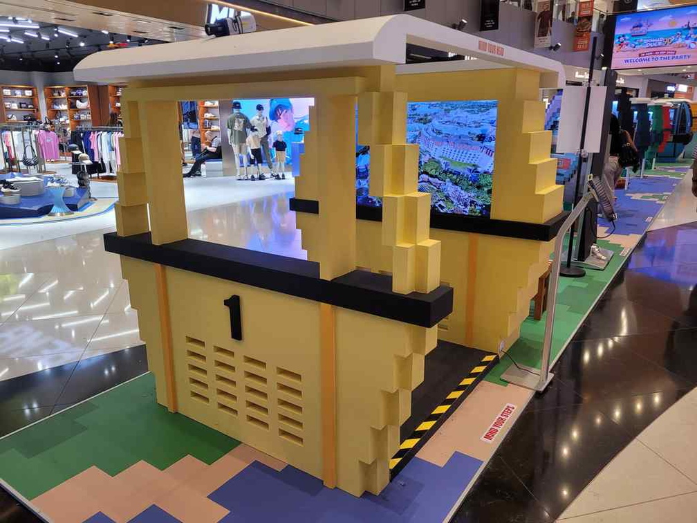 Lego-inspired Cable car cabin at Cable Cars A Ride Through Time vivocity.