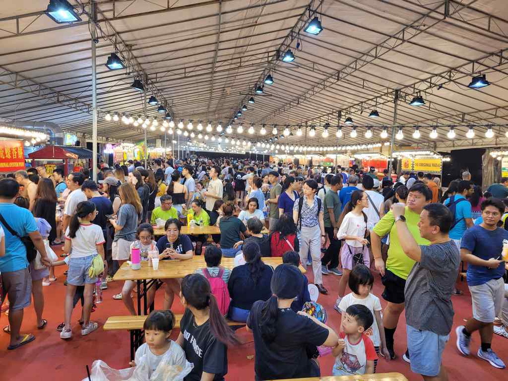 marketplace food tent