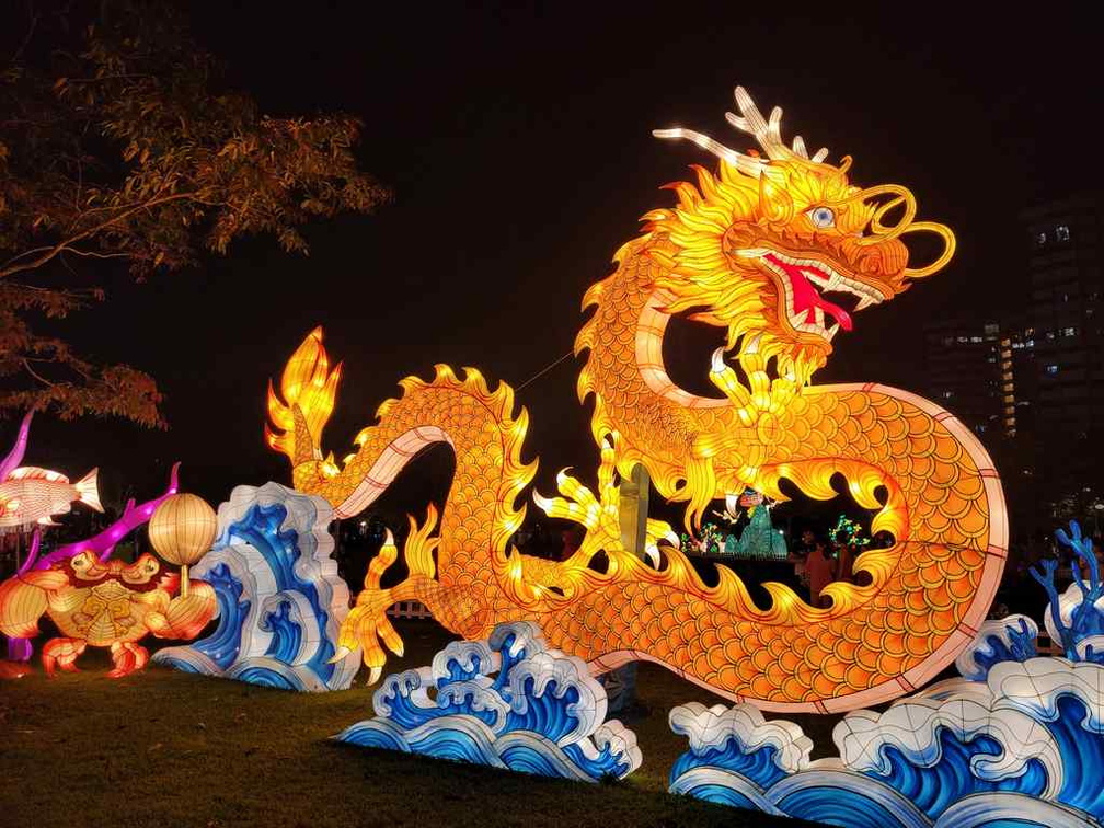 Nezha and the Dragon King lantern