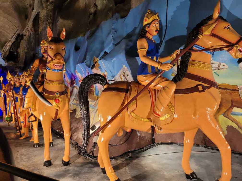 Ramayana Cave sculptures