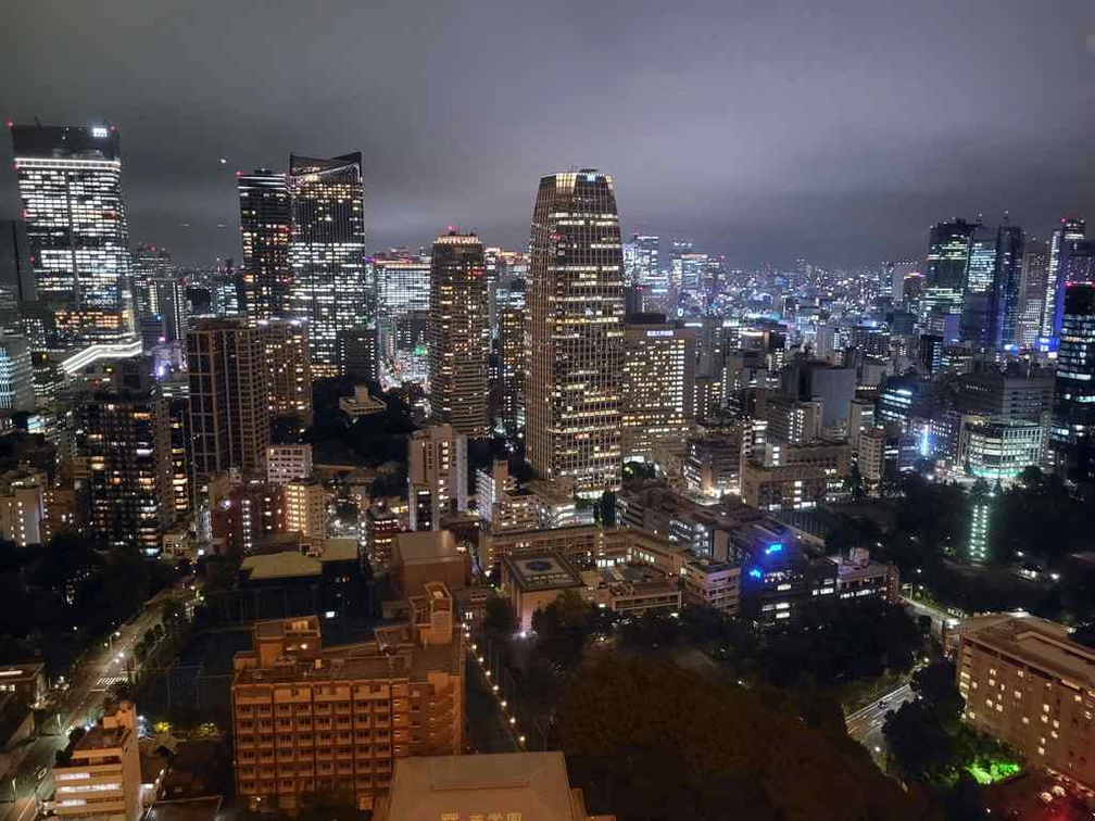 View north with Ginza on the right