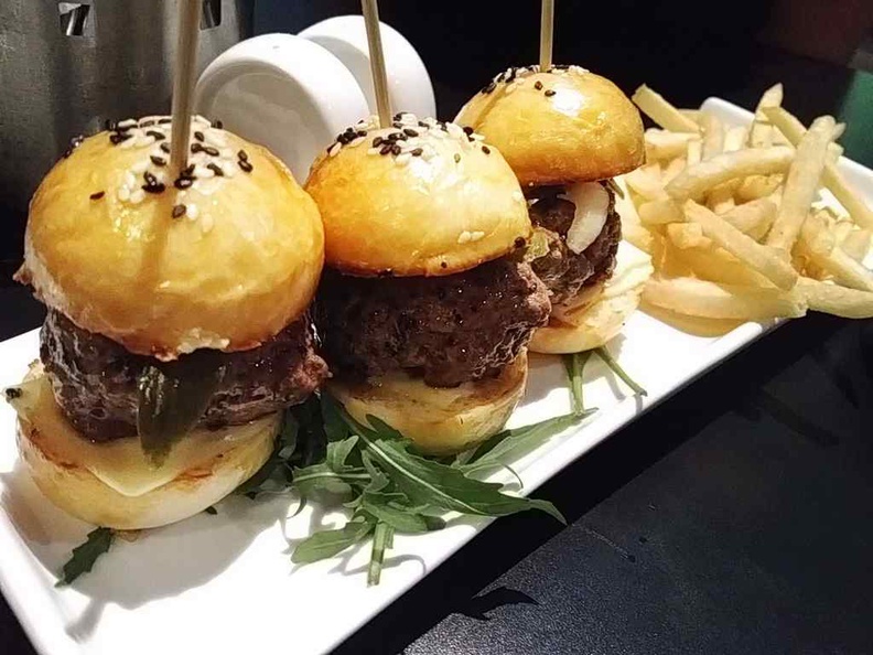 Mini burgers great for sharing