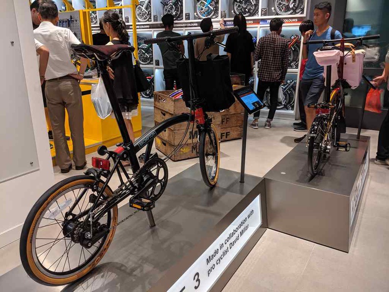 Brompton store, though its tad odd for bikes to be sold in an IT mall