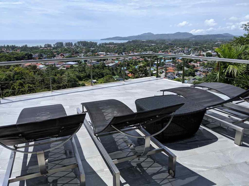 Rooftop top tanning deck area