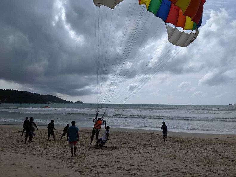 Parasailing at the beach