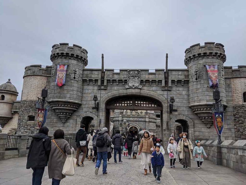 The fortress on the edge of the Mediterranean harbor