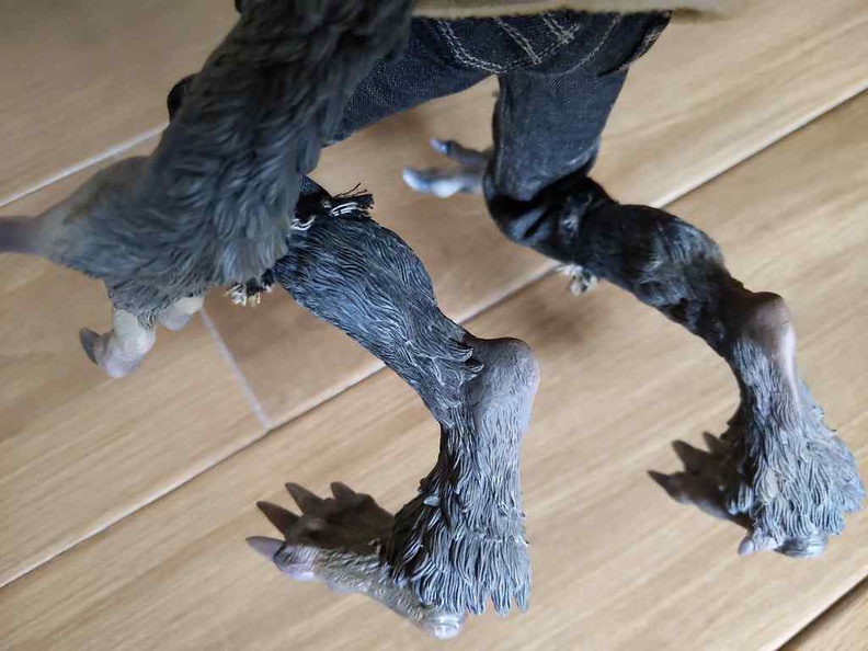 Ouzhixiang coomodel werewolf longer legs adds about 4-5cm of additional figure height