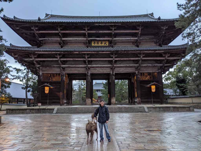 Nara park Japan Tōdaiji Nandaimon Gate