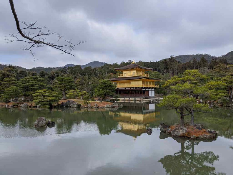 The Golden pavilion is small temple shrine spot with an eye-catching unique pavilion