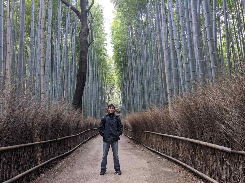 At the Path of Bamboo in Arashiyama