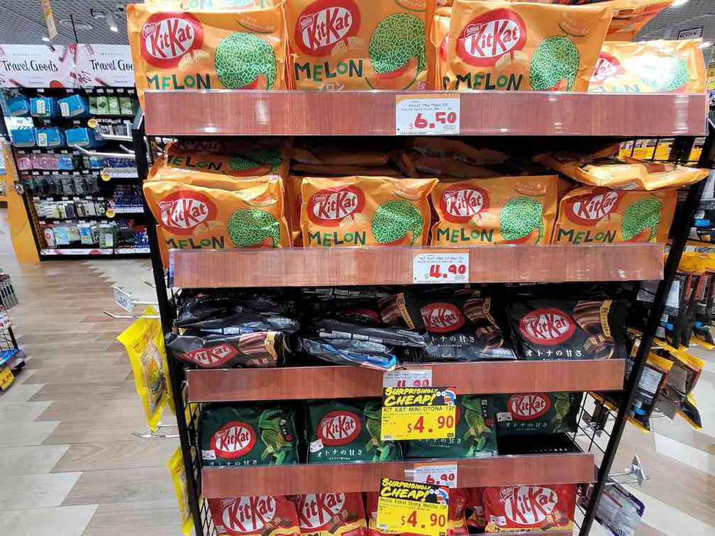 Exotic KitKat flavors, previously not available in Singapore, now found here