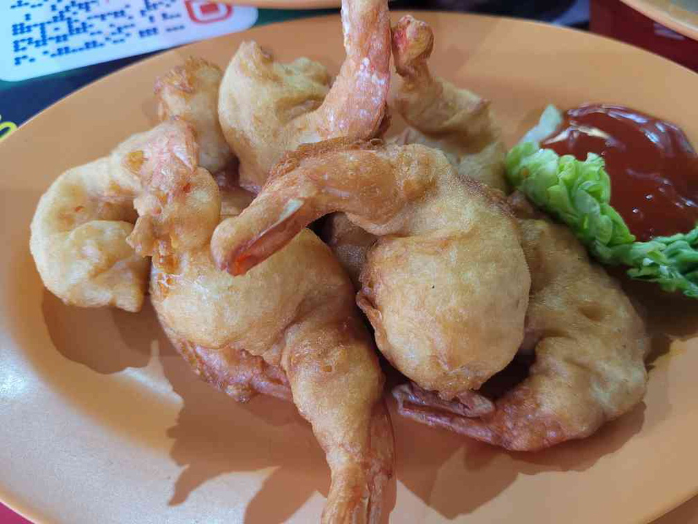 Prawn fritters