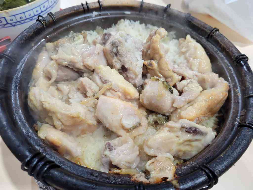 Chicken clayopot rice.