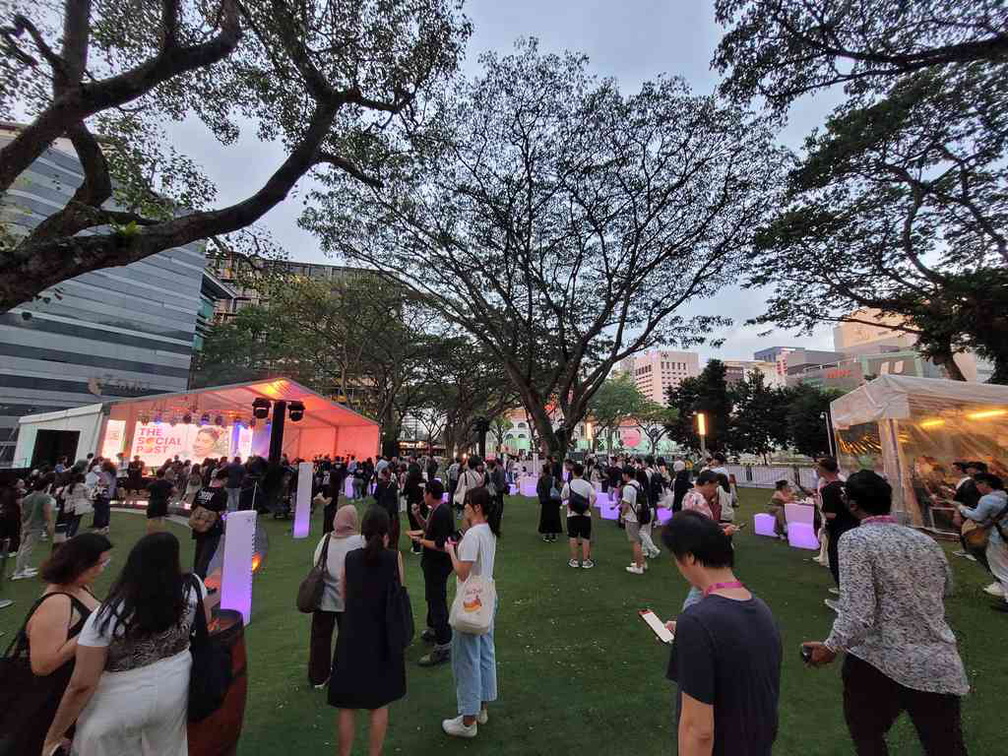 Singapore Night Festival 2023 Festival grounds SMU Campus Green