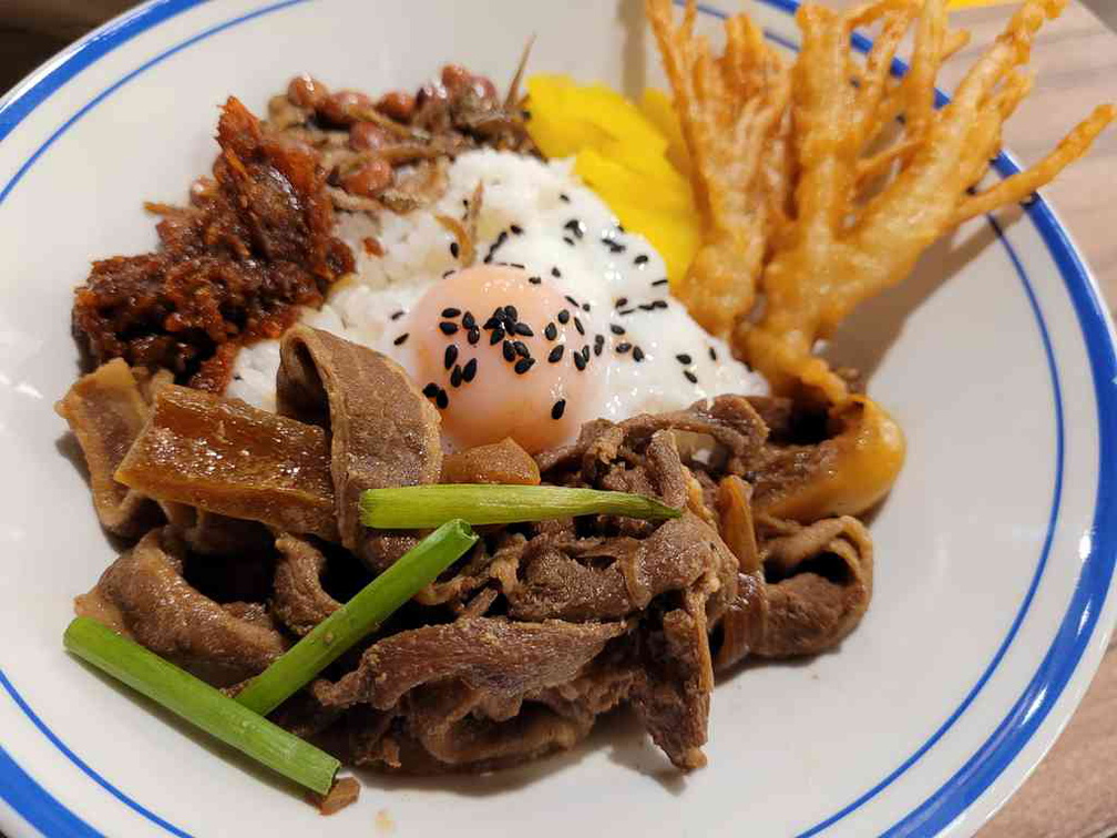 Black Pepper Shabu Pork Belly ($6.90).