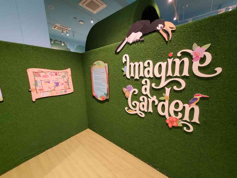 Imagine Garden temporary exhibition.