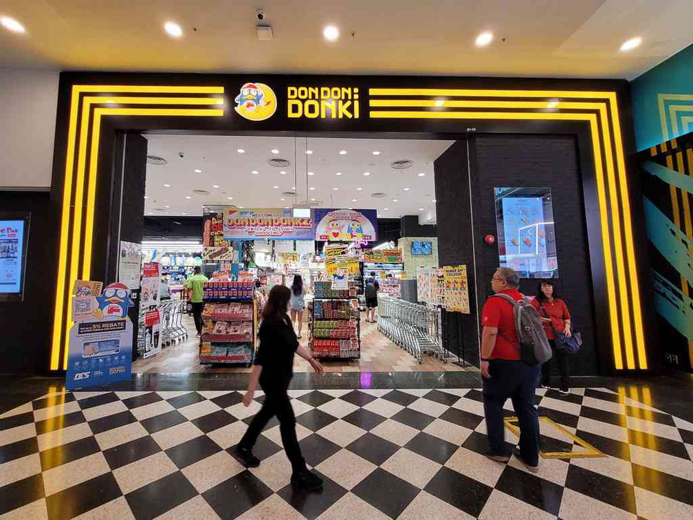 Entrance of Don Don Donki Jurong Point