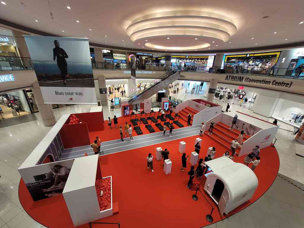 Overview of the Suntec Mall pop-up which runs from 31 Oct - 5 Nov 2023.