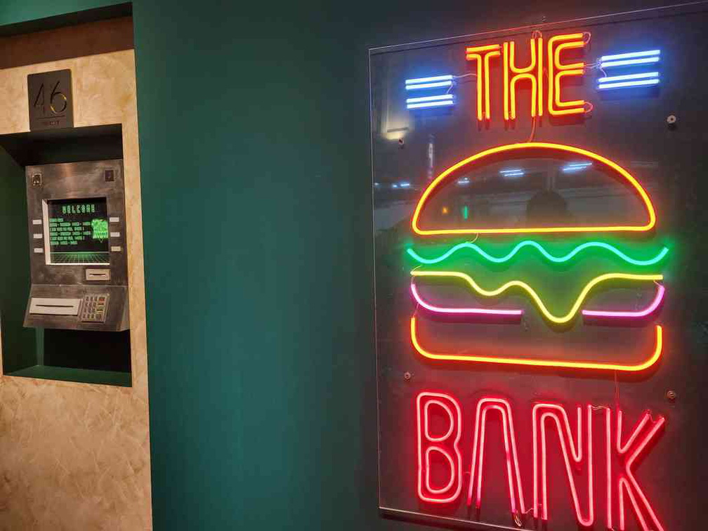 Welcome to The Bank American Burger Bar at Craig Road.