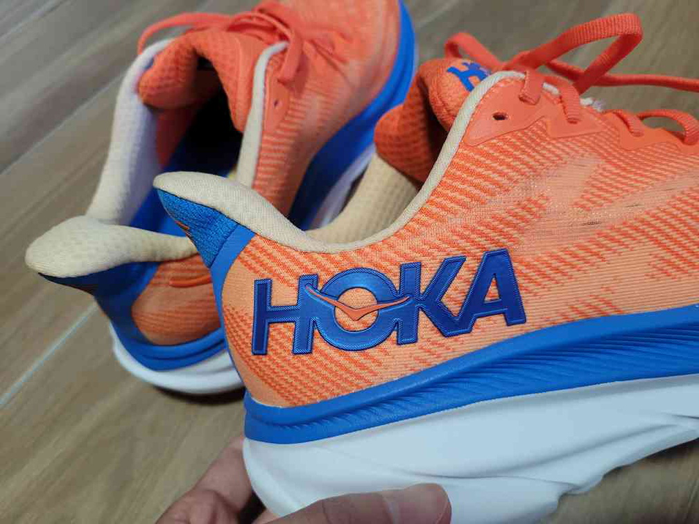 Yes it is a Hoka alright, a distinct large consistent logo spot found on almost their entire line of shoes.